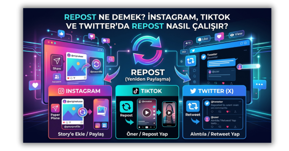 Repost Ne Demek? Instagram, TikTok ve Twitter’da Repost Nasıl Çalışır?