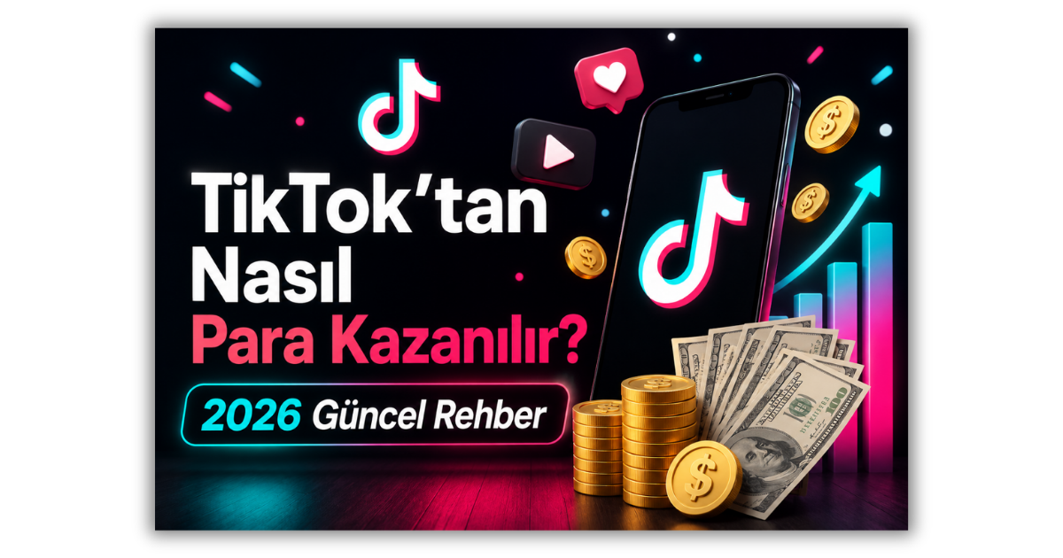 TikTok’tan Nasıl Para Kazanılır? 2026 Güncel Rehber
