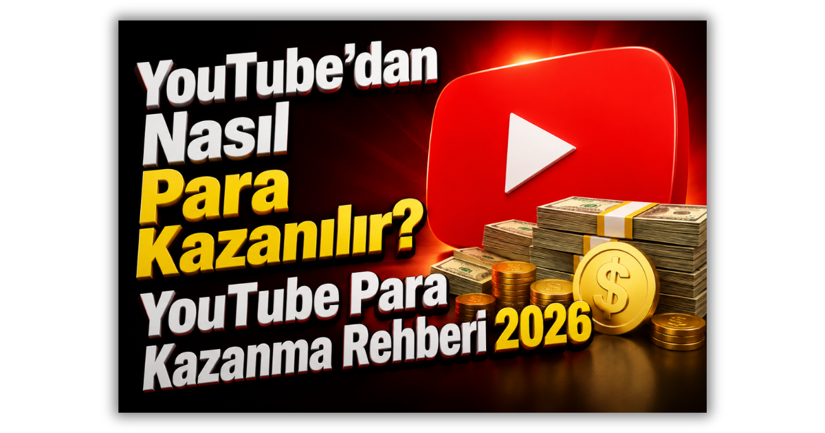 YouTube’dan Nasıl Para Kazanılır YouTube Para Kazanma Rehberi 2026
